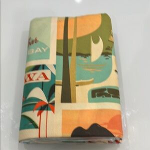 Hawaii print microfiber towel